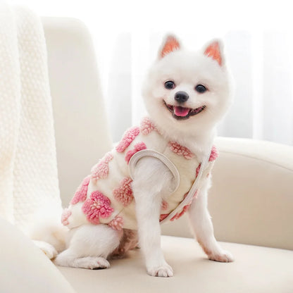 Fleece Vest Thicken Warm Dog