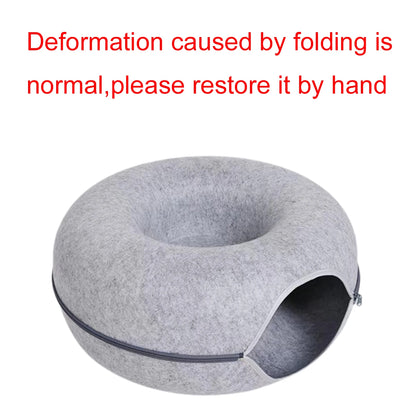 Felt Donut Bed For Cats