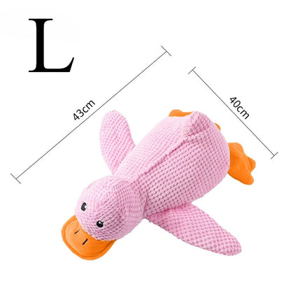 Plush Companion Sleeping Duck Dog