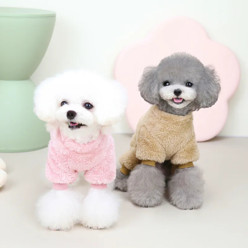 Soft Fleece Dog Clothes With