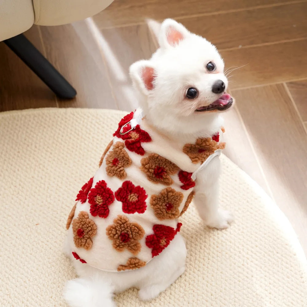 Fleece Vest Thicken Warm Dog