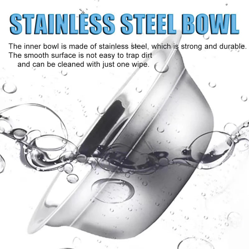 Pawdine Double Pet Bowl