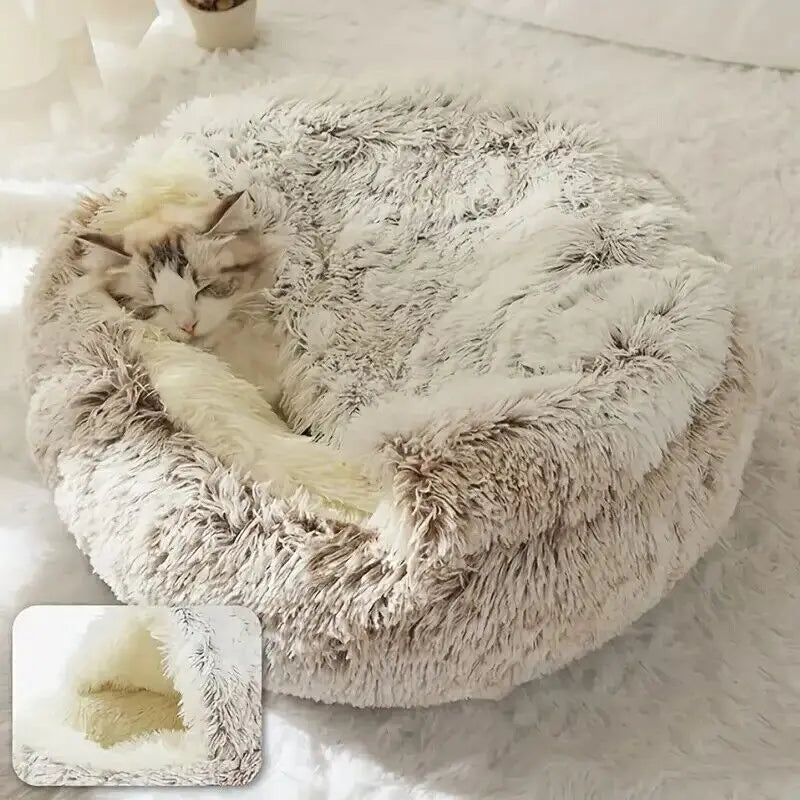 Pet Dog Round Plush Kitten