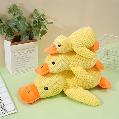 Plush Companion Sleeping Duck Dog