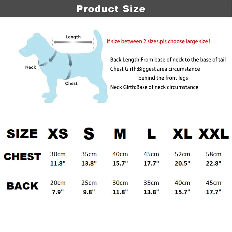 Fleece Vest Thicken Warm Dog