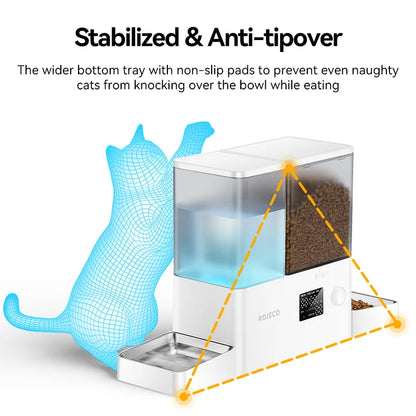 Rojeco Automatic Pet Feeder Water