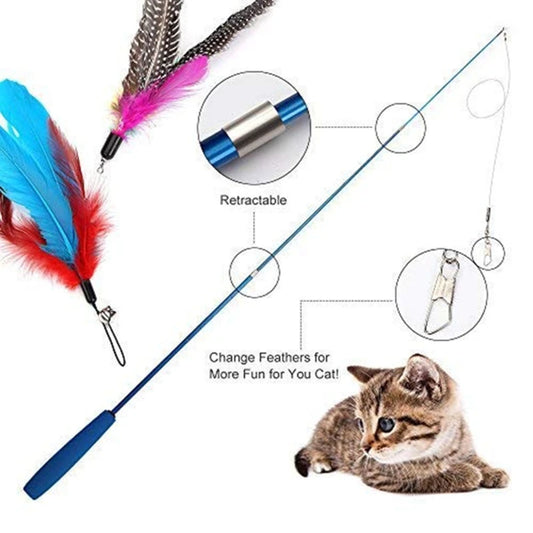 Cat Teaser Wands Three Section