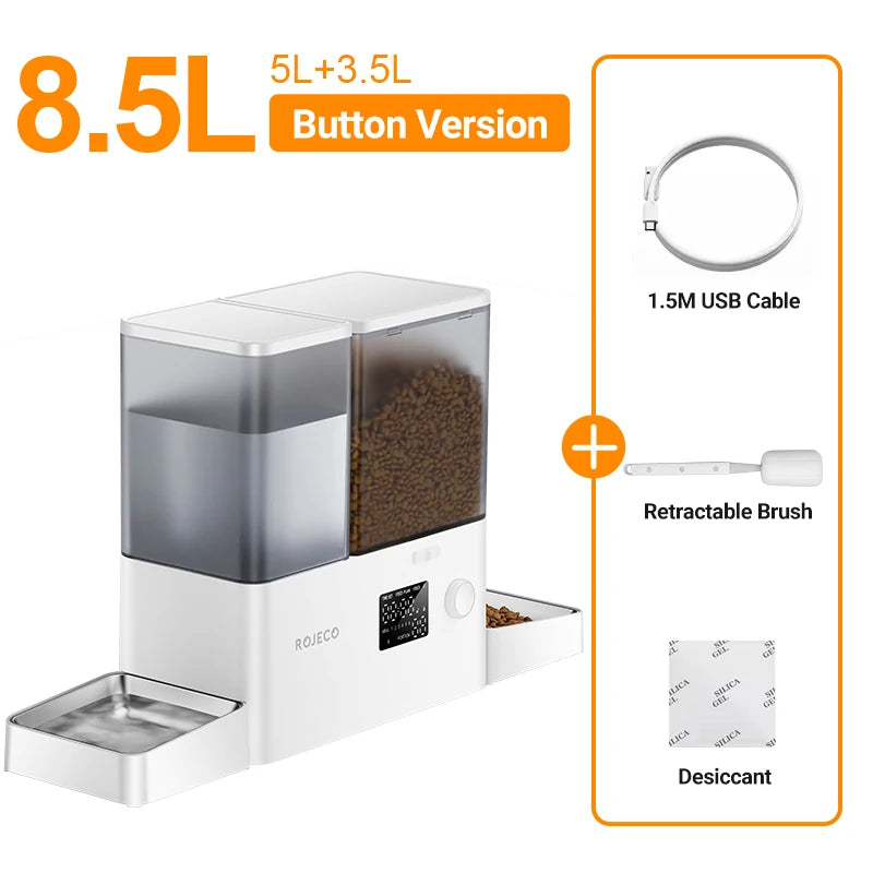 Rojeco Automatic Pet Feeder Water